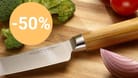 Im Aldi-Onlineshop ist heute ein 5-teiliges Damaszener-Messer-Set von Echtwerk um fast 50 Prozent reduziert.