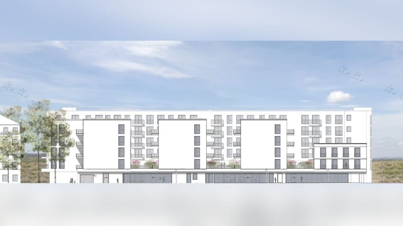 Bauvorhaben für FES-Fachkräfte: So werden die neuen Häuser in Frankfurt-Niederrad aussehen.