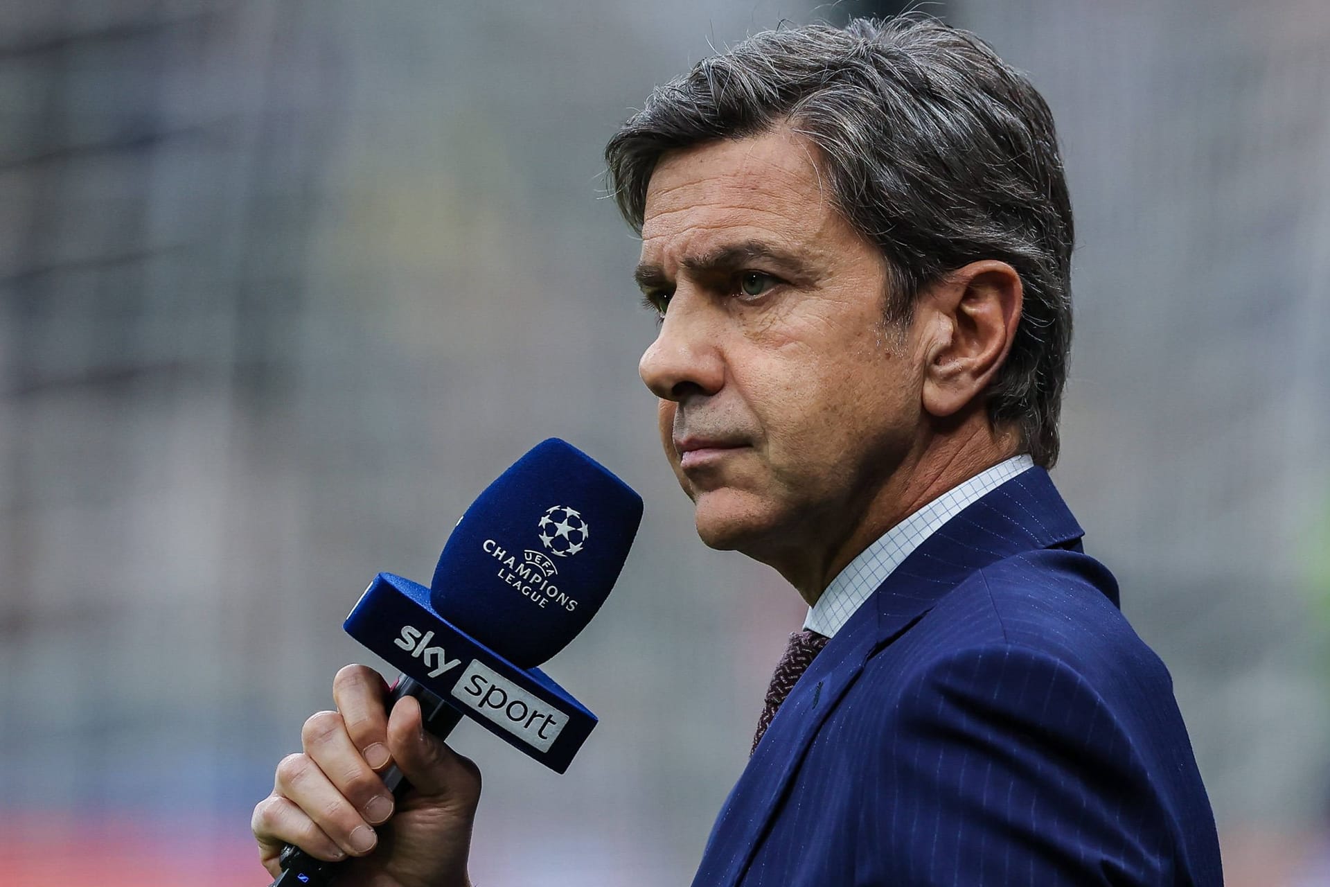 Alessandro Costacurta: Der langjährige Innenverteidiger der AC Mailand ist aktuell als TV-Experte im Einsatz.