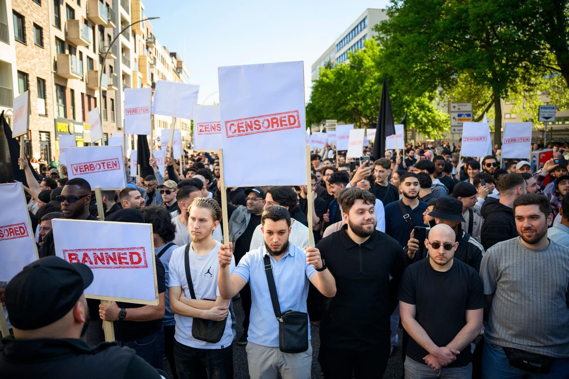Islamisten-Demo in Hamburg