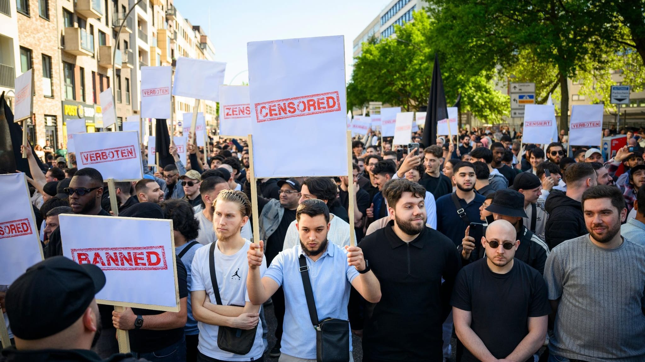 Islamisten-Demo in Hamburg mit 2300 Teilnehmern