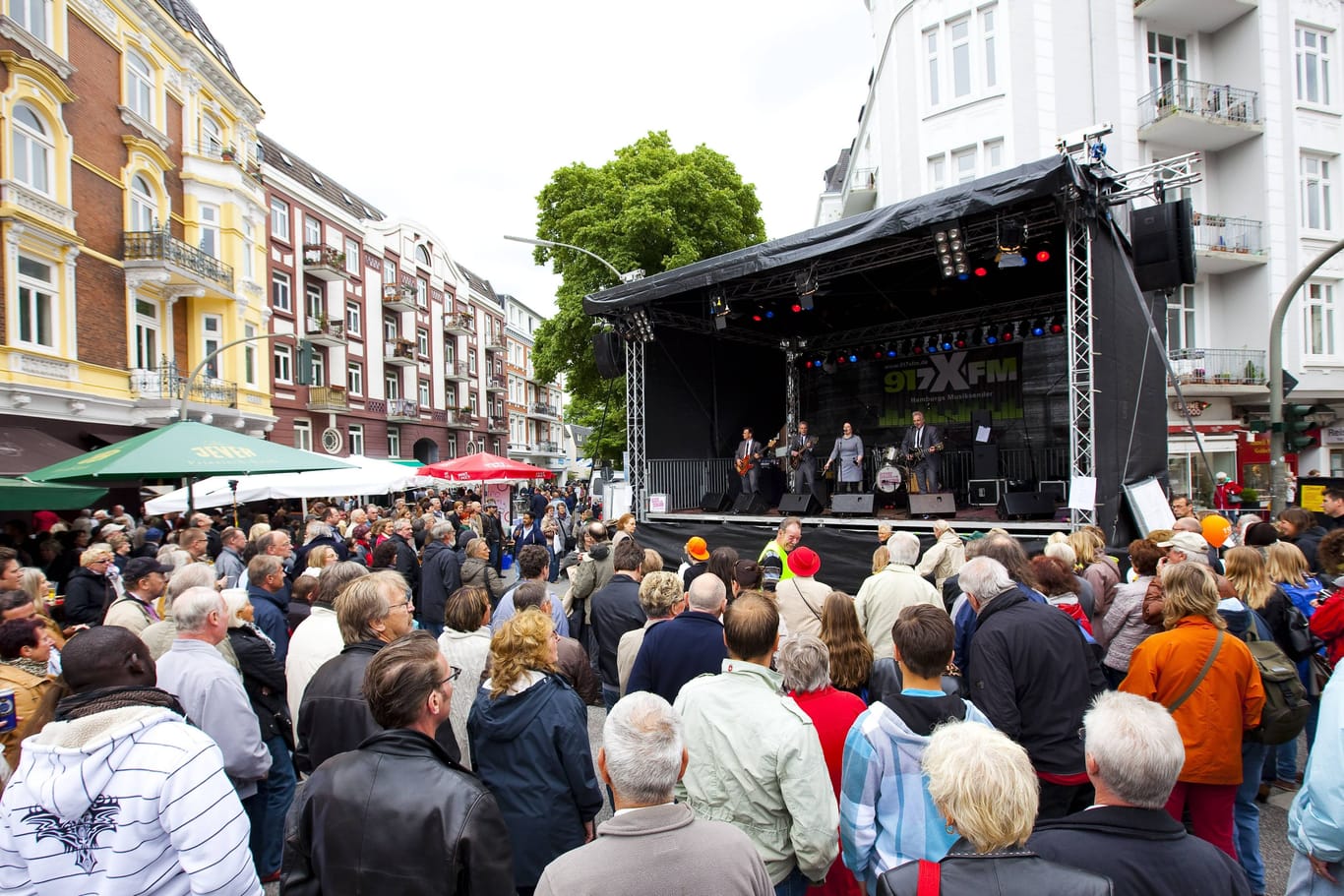 Das Eppendorfer Landstraßenfest findet Anfang Juni 2024 statt.