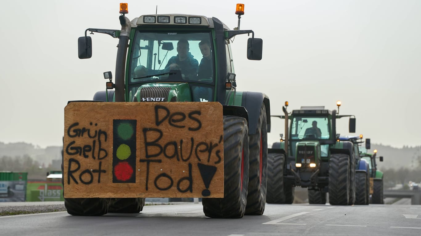 Bauernprotest (Archivbild): Die Landwirte fürchten um ihre Existenz, sagt Florian Klenk.