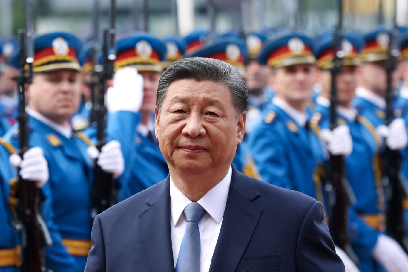 Belgrad: Der chinesische Präsident Xi Jinping besucht Serbien.