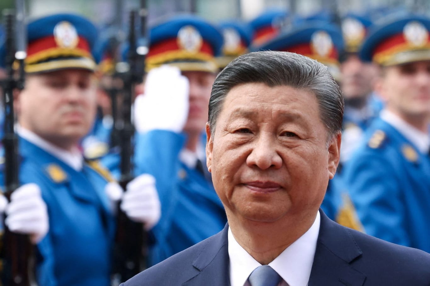 Belgrad: Der chinesische Präsident Xi Jinping besucht Serbien.