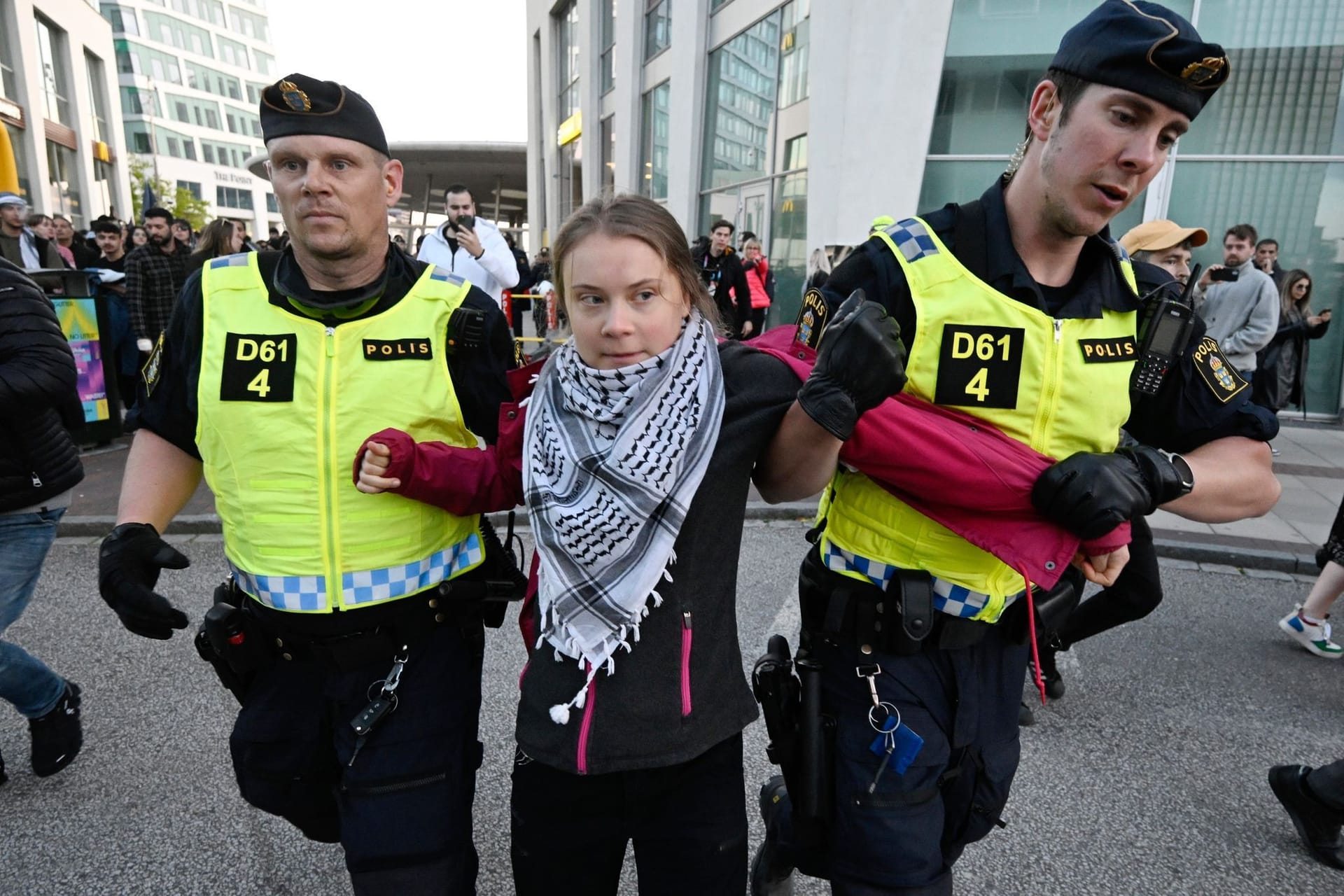 Festnahme von Greta Thunberg