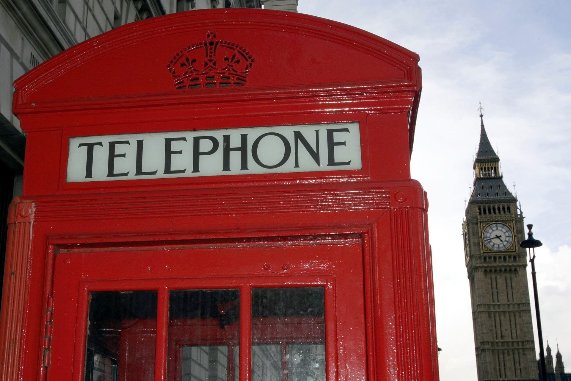 Rote Telefonzelle