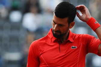 Novak Djokovic: Trotz eines Sieges lief der Tag für den Serben nicht rund.