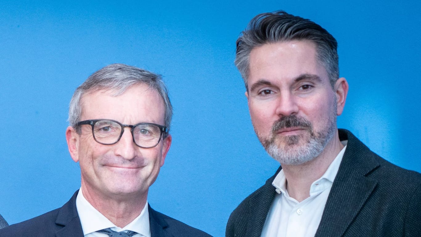 Thomas Geisel (l.) und Fabio De Masi (Archivbild): Der ehemalige SPD- und der ehemalige Linken-Politiker treten nun für das BSW zur Europawahl an.