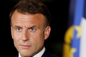 Emmanuel Macron: Bei seinem Besuch in Neukaledonien kam es zu Unruhen.