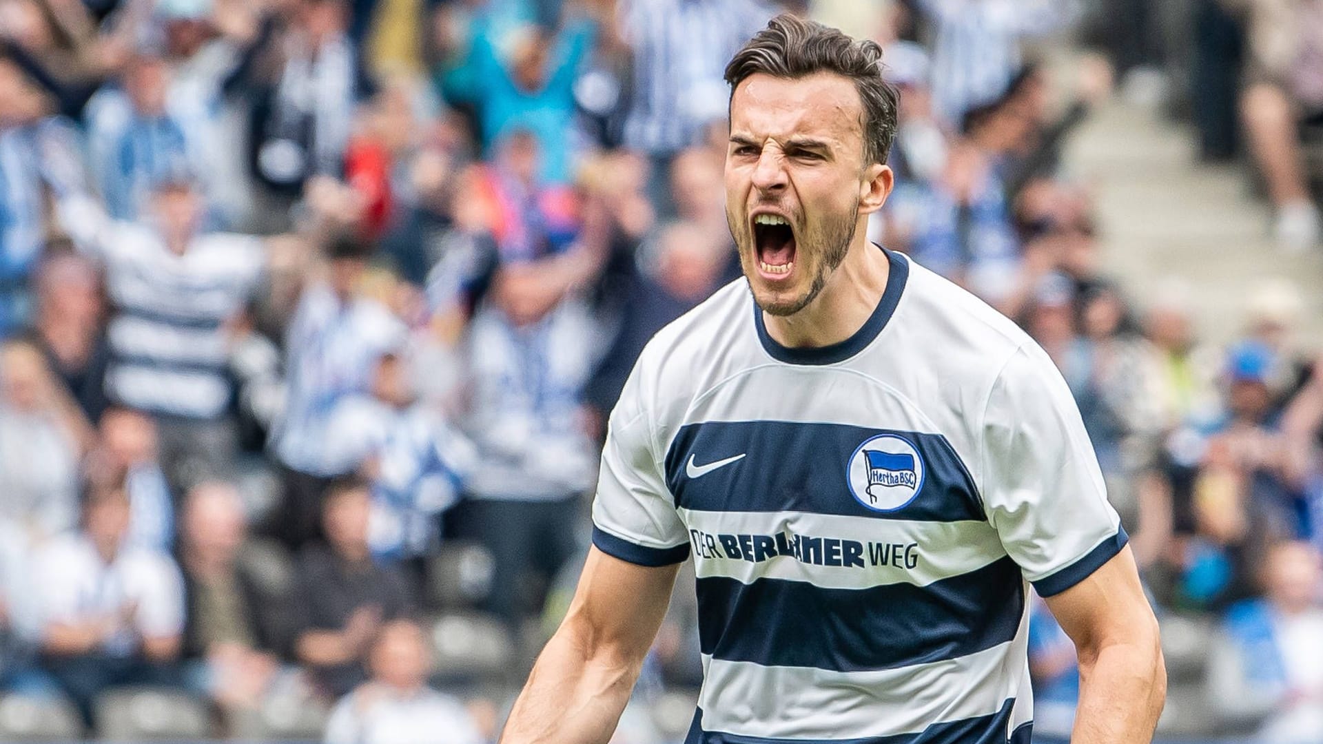 Haris Tabaković: Er schoss für die Hertha insgesamt 22 Ligatore in der nun abgelaufenen Saison.