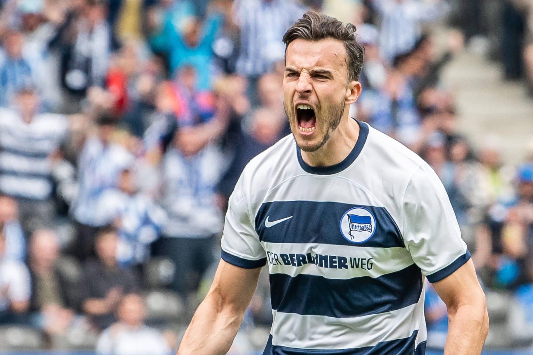 Haris Tabaković: Er schoss für die Hertha insgesamt 22 Ligatore in der nun abgelaufenen Saison.