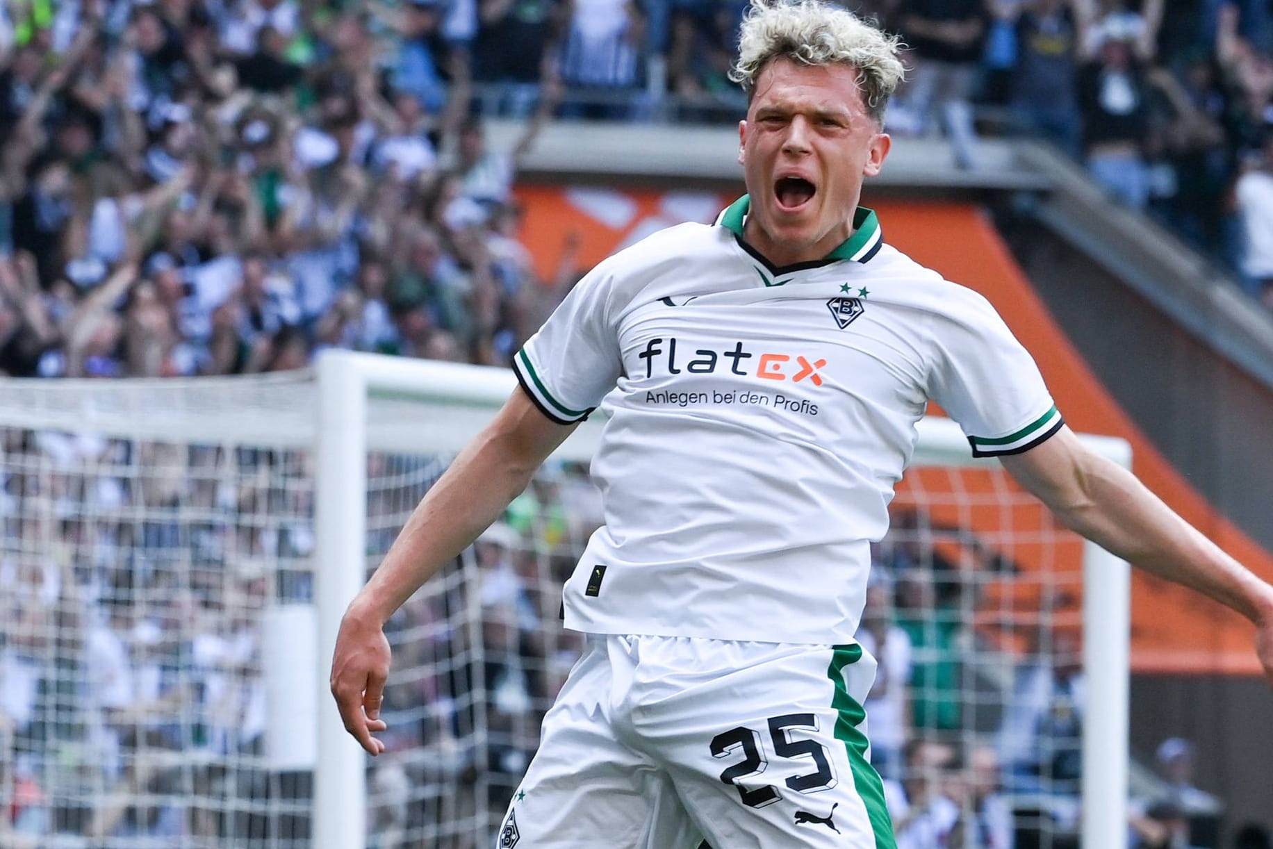 Robin Hack: Der Flügelstürmer traf erneut für Gladbach.