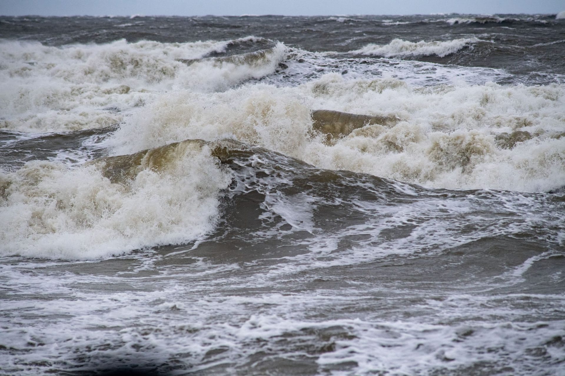 Wellengang auf der Ostsee