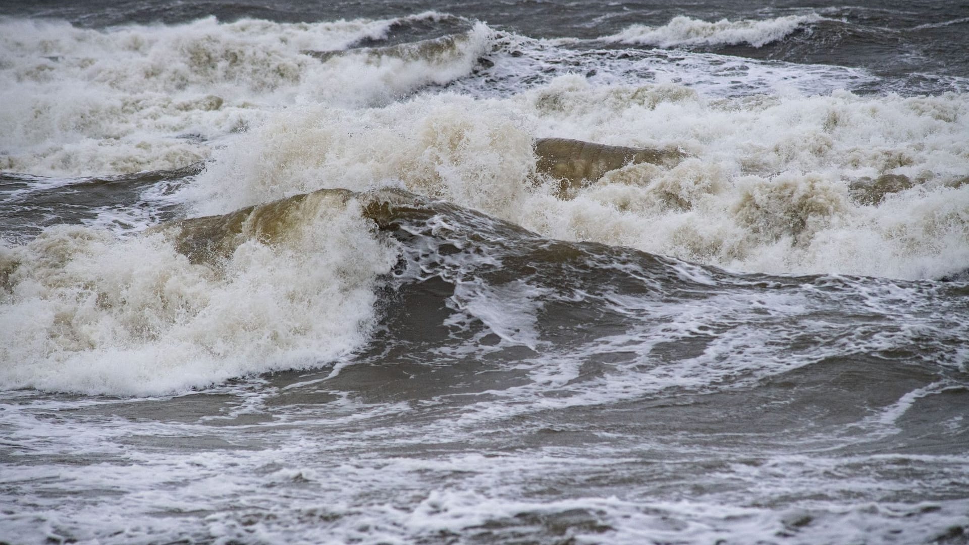 Wellengang auf der Ostsee