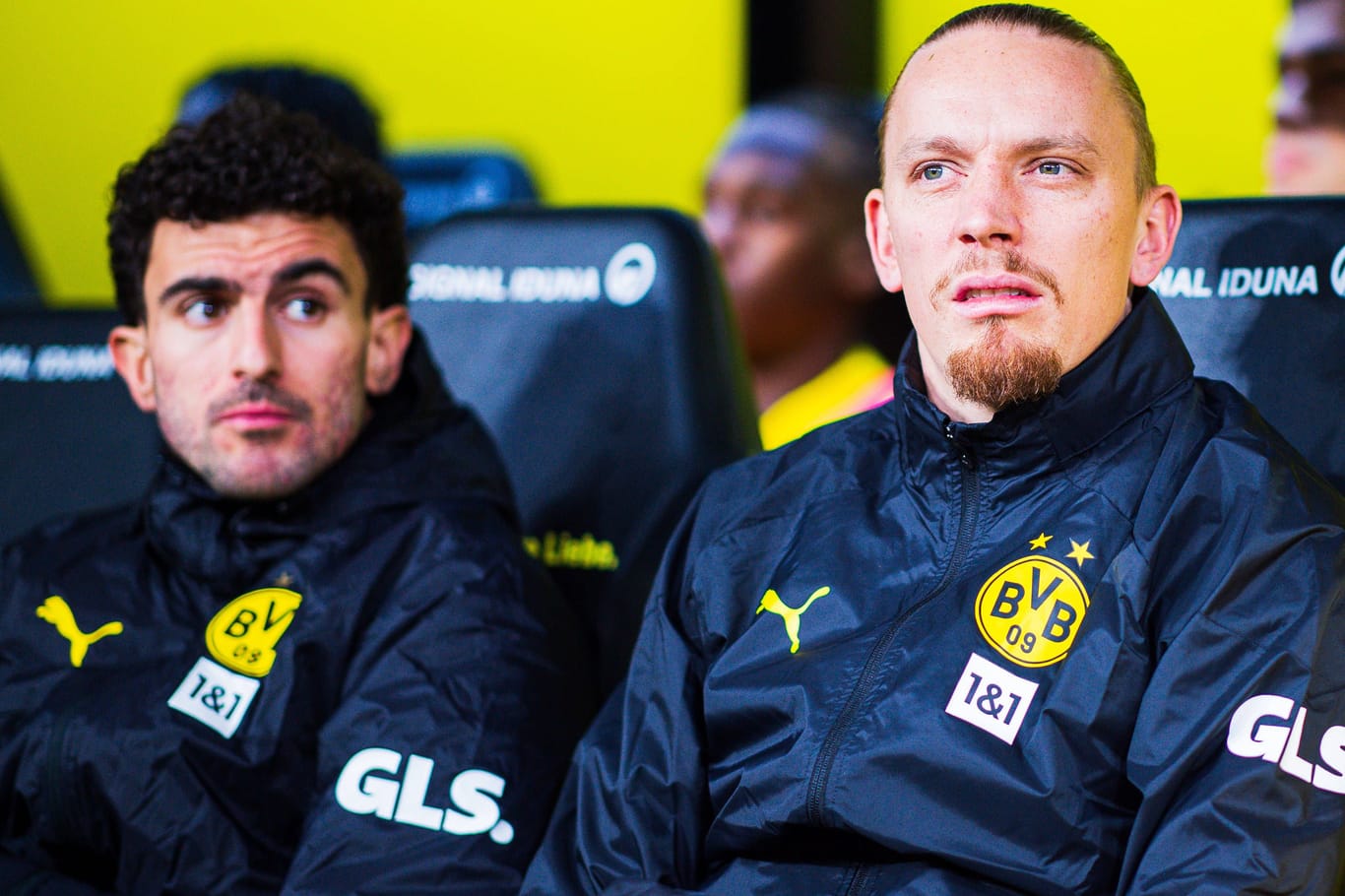 Keine Zukunft in Dortmund: Mateu Morey (li.) und Marius Wolf.