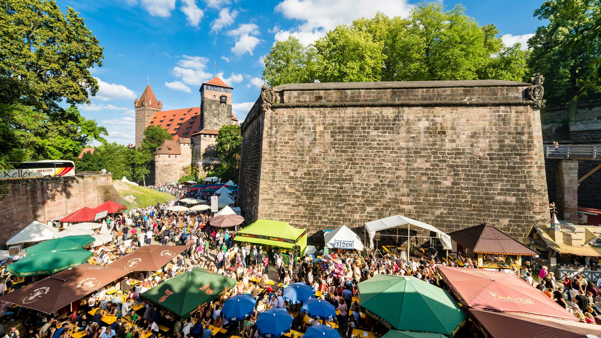 Das Bierfest im Burggraben feiert 2024 sein 25-jähriges Jubiläum – dafür wird extra ein eigenes Bier gebraut (Archivbild).