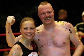 Regina Halmich und Stefan Raab: Sie haben bereits zweimal gegeneinander gekämpft.