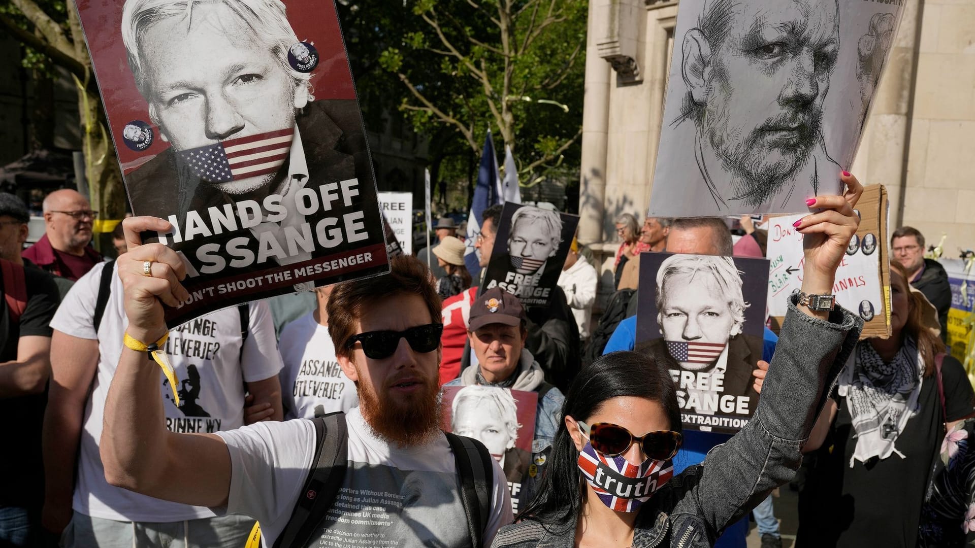 Anhörung von Julian Assange in London