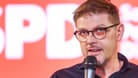 SPD-Europaspitzenkandidat Matthias Ecke am Montagabend in Leipzig: "Organisierte Enthemmung".