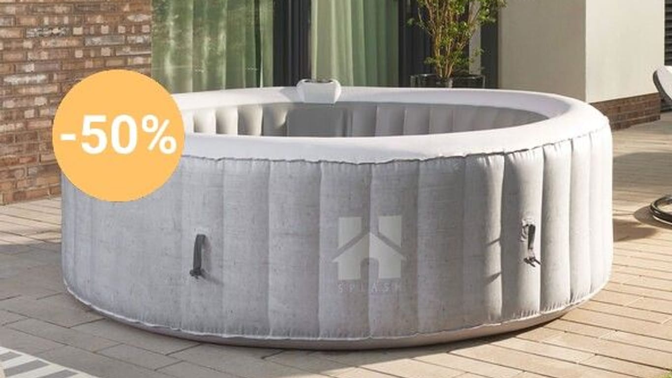 Aldi-Angebot am Wochenende: Den aufblasbaren Whirlpool von Home Deluxe bekommen Sie jetzt zum Schnäppchenpreis für weniger als 300 Euro.