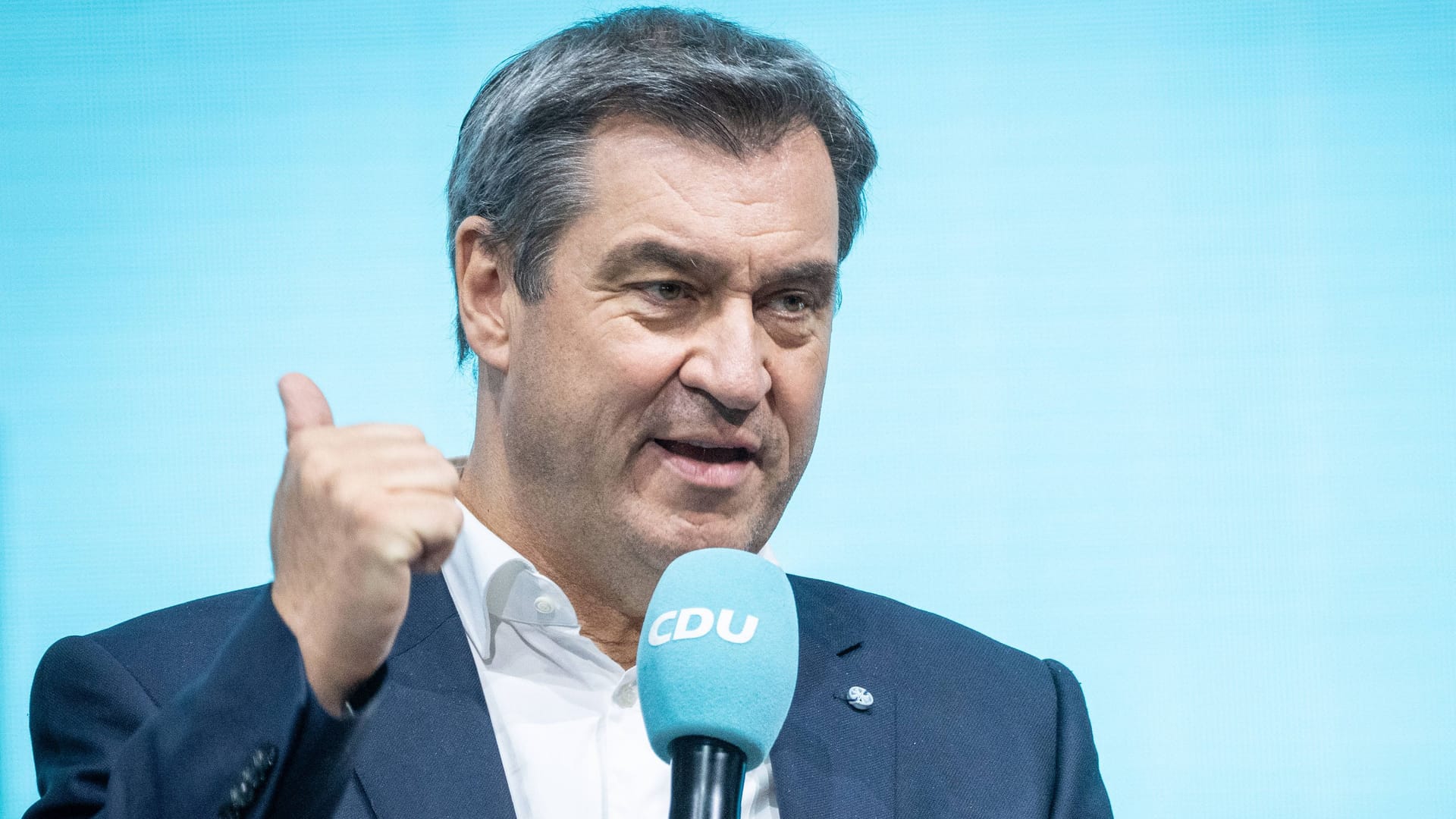 In Plauderlaune: Markus Söder (Archivbild).