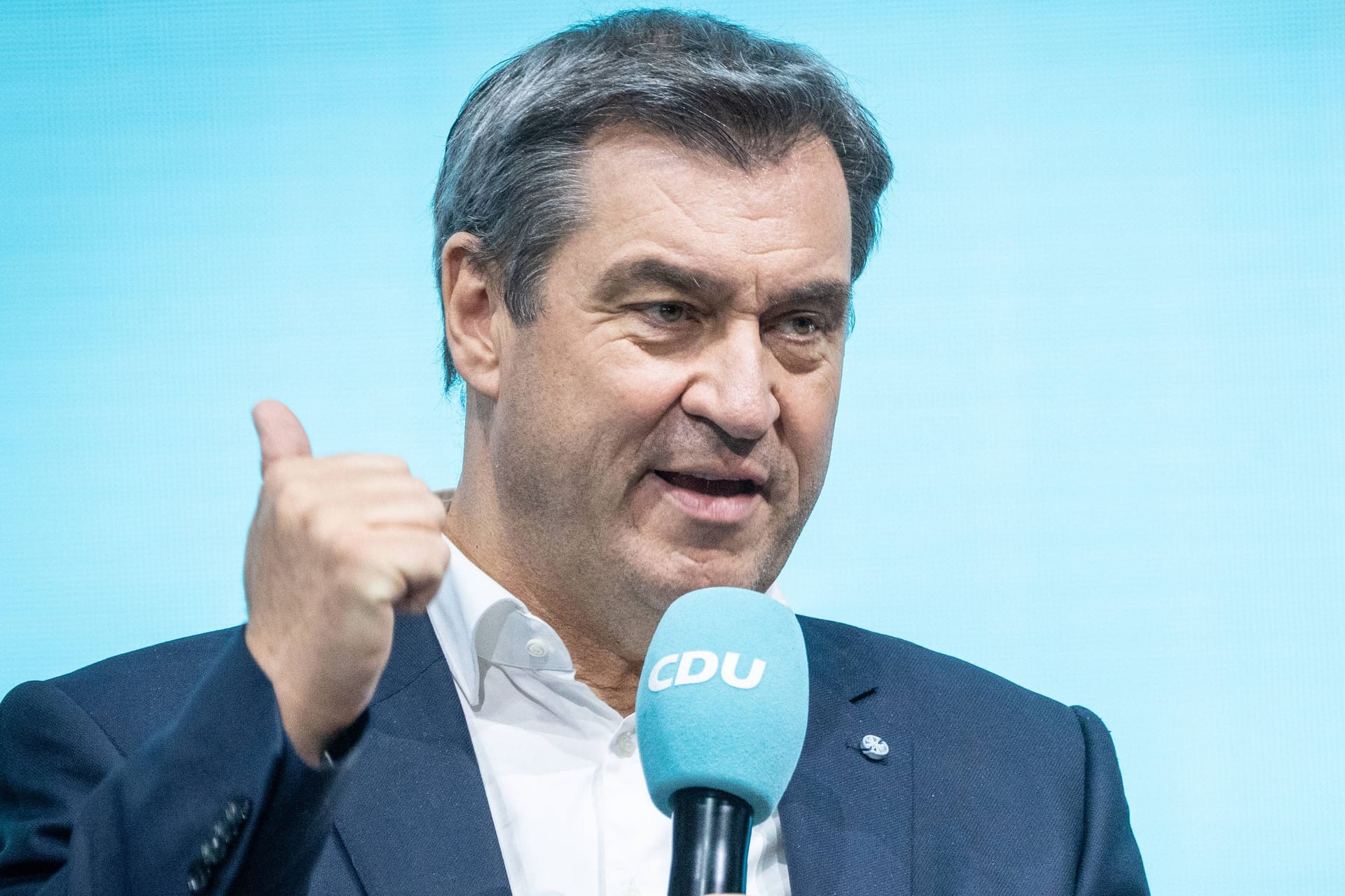 In Plauderlaune: Markus Söder (Archivbild).