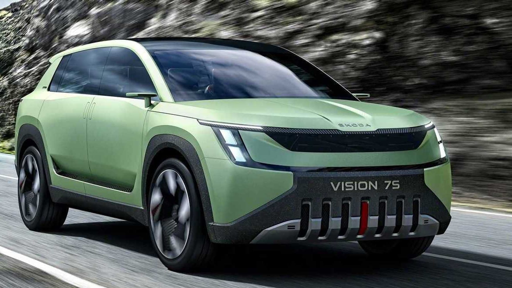 Vision 7S Concept: Der Entwurf gab schon im Jahr 2022 einen Ausblick auf das künftige Skoda-Design.