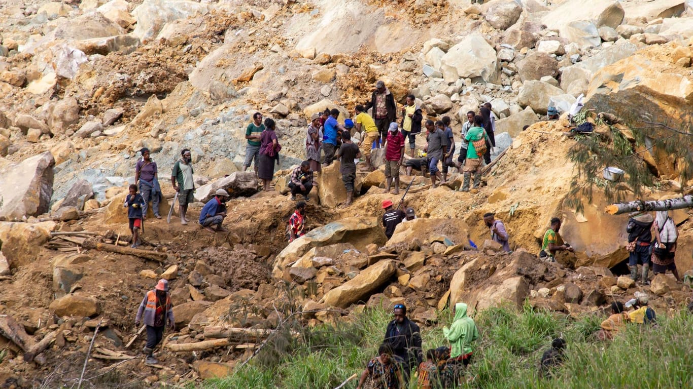 Erdrutsch in Papua-Neuguinea