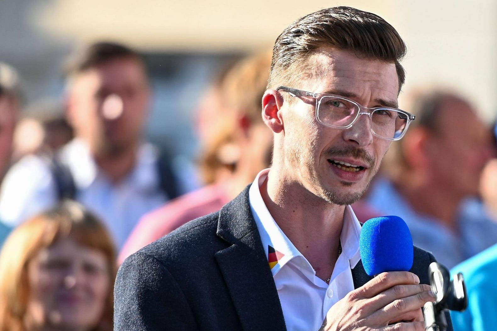 Mario Kumpf (Archivbild): Der Politiker sitzt für die AfD im Landtag.