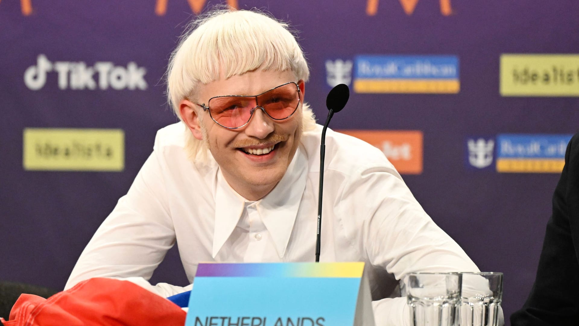 Bei der Pressekonferenz am Freitag war Joost Klein noch zu sehen.