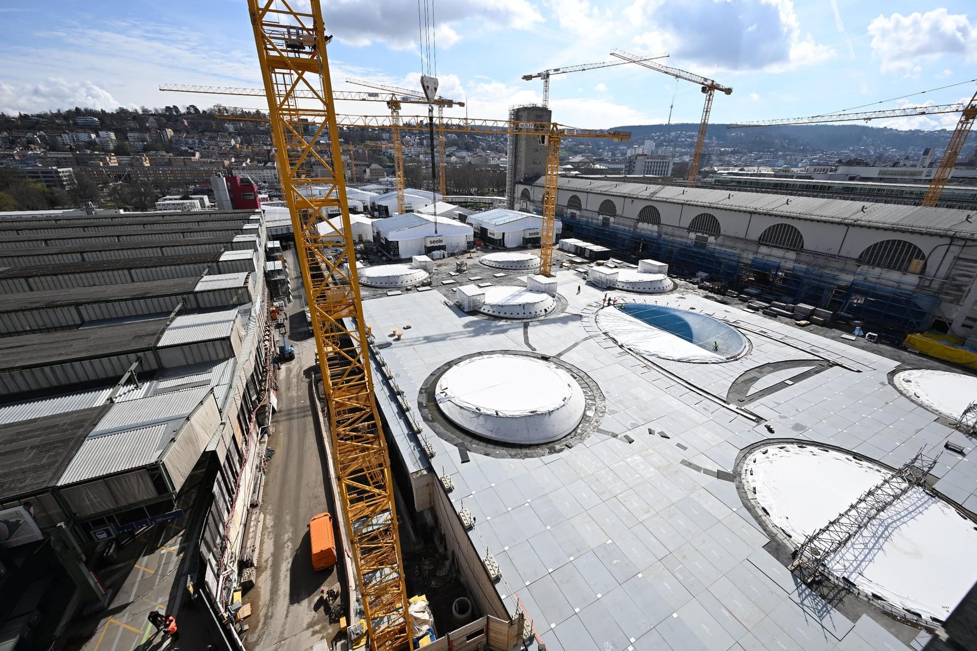 Baustelle Bahnprojekt Stuttgart 21