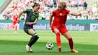 Ewa Pajor (links) gegen Glodis Perla Viggosdottir: Der FC Bayern versucht sich gegen Wolfsburg am Comeback.