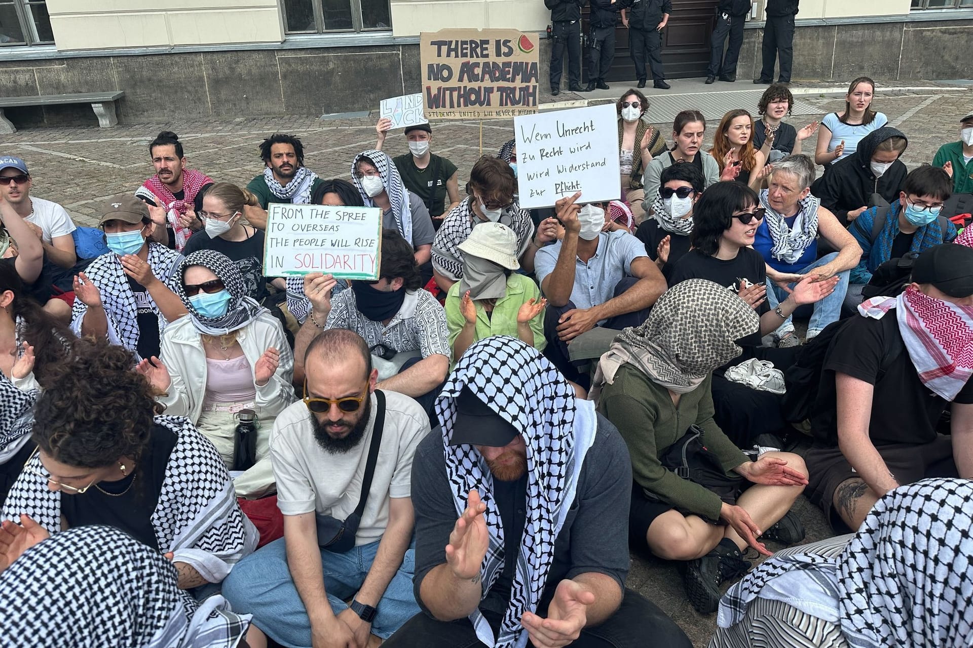 Protest Humboldt-Universität