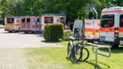 Der Rettungsdienst im Einsatz an der Hauptschule Tostedt: Mehrere Schüler wurden durch Reizgas verletzt.