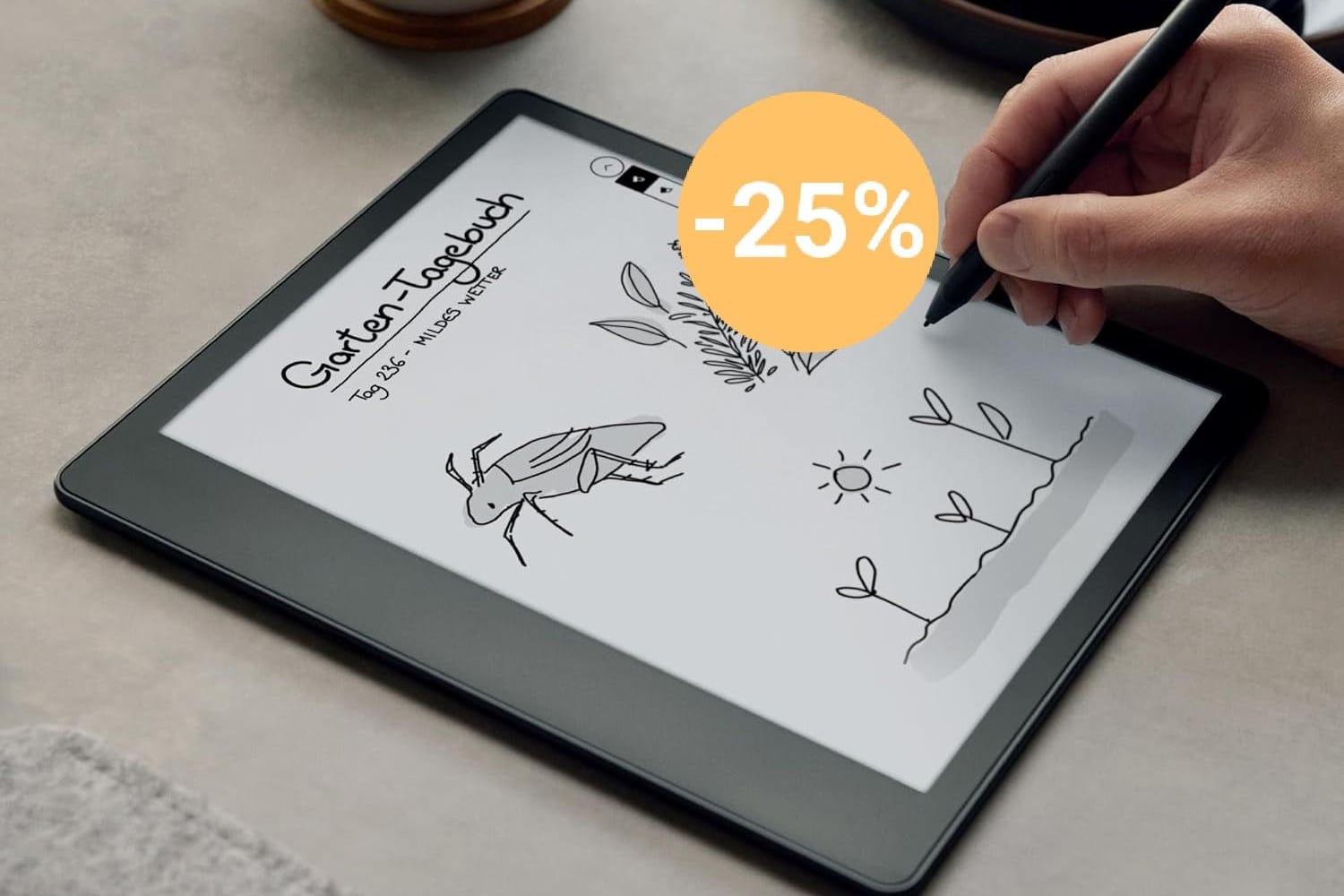 E-Book-Reader für den Sommer: Amazon reduziert den "gut" bewerteten Kindle Scribe mit Eingabestift über 25 Prozent.