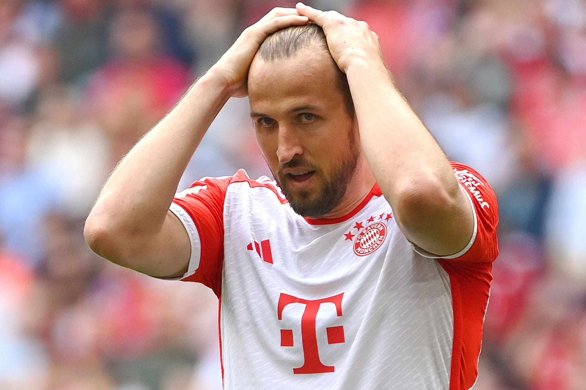 Zum Haare raufen: Bayern-Torjäger Harry Kane.