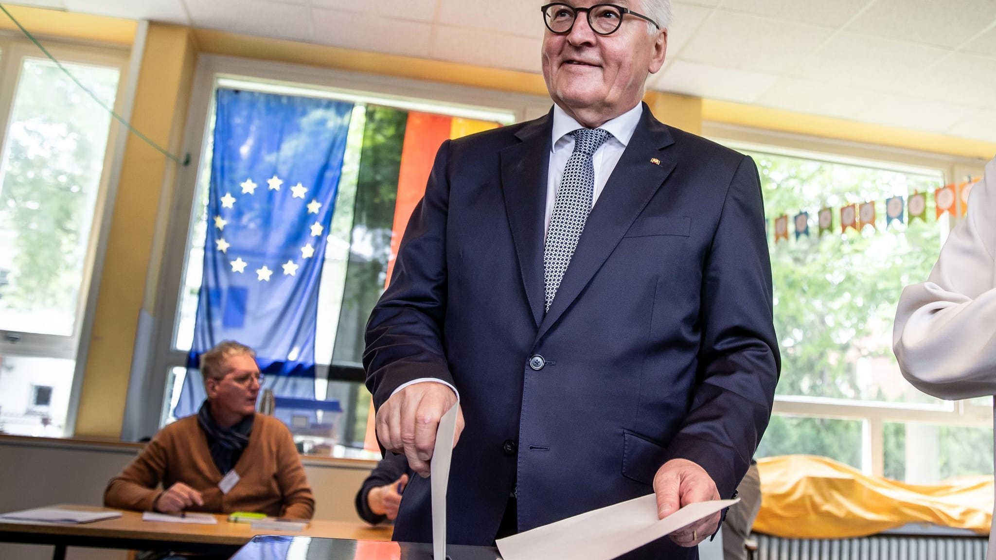 Steinmeier und Kollegen: Mit EU-Wahl Freiheit verteidigen