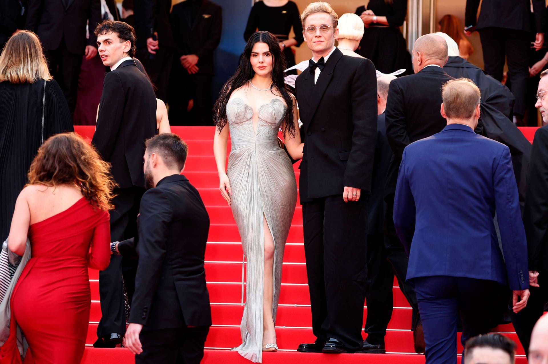 Ruby O. Fee und Matthias Schweighöfer kamen gemeinsam nach Cannes.