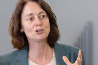 Katarina Barley (Archivbild): Die SPD-Spitzenkandidatin zur Europawahl kritisierte den AfD-Vertreter bei einer TV-Diskussion scharf.