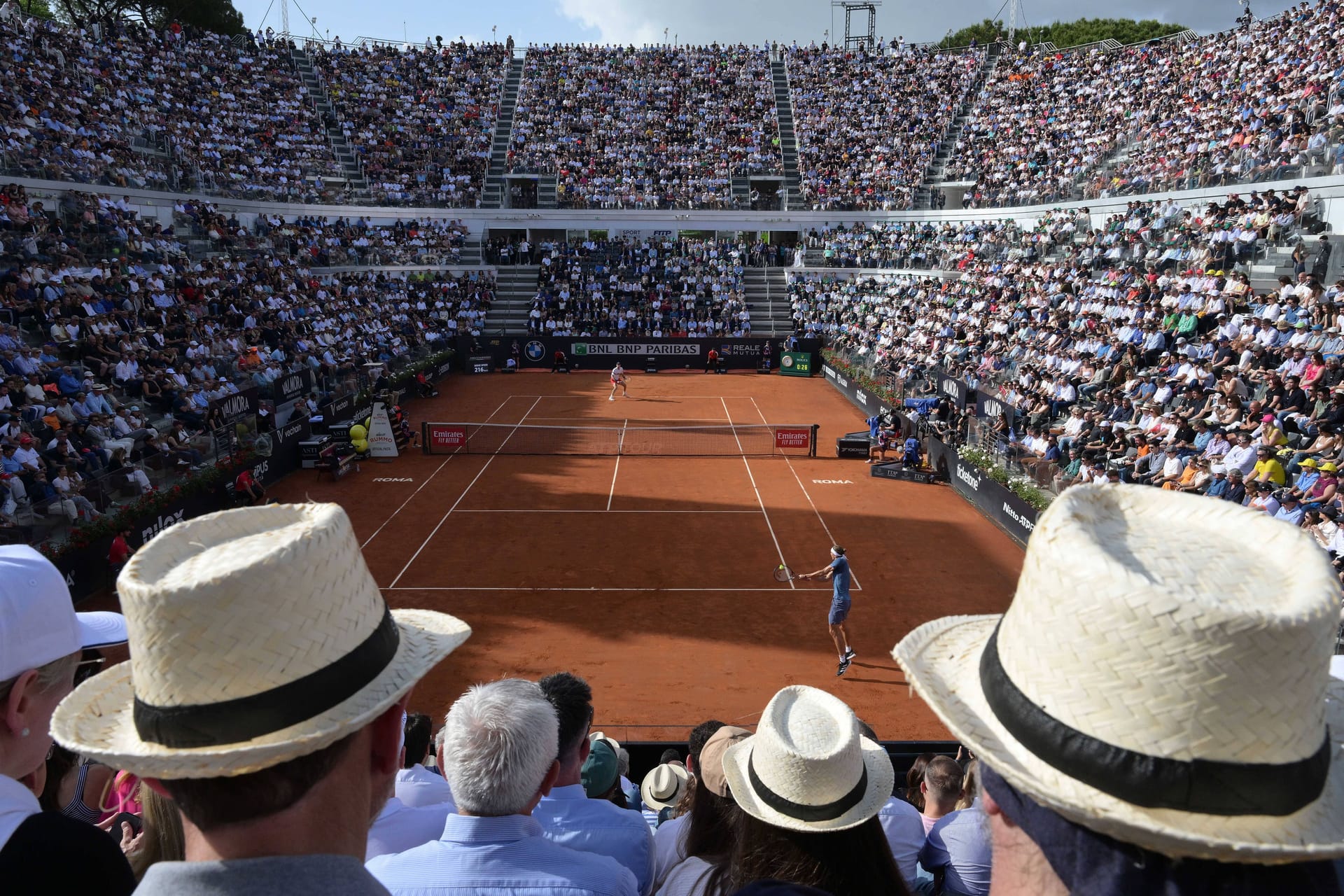 Tennis Open in Italien: Zverev holte den Sieg.