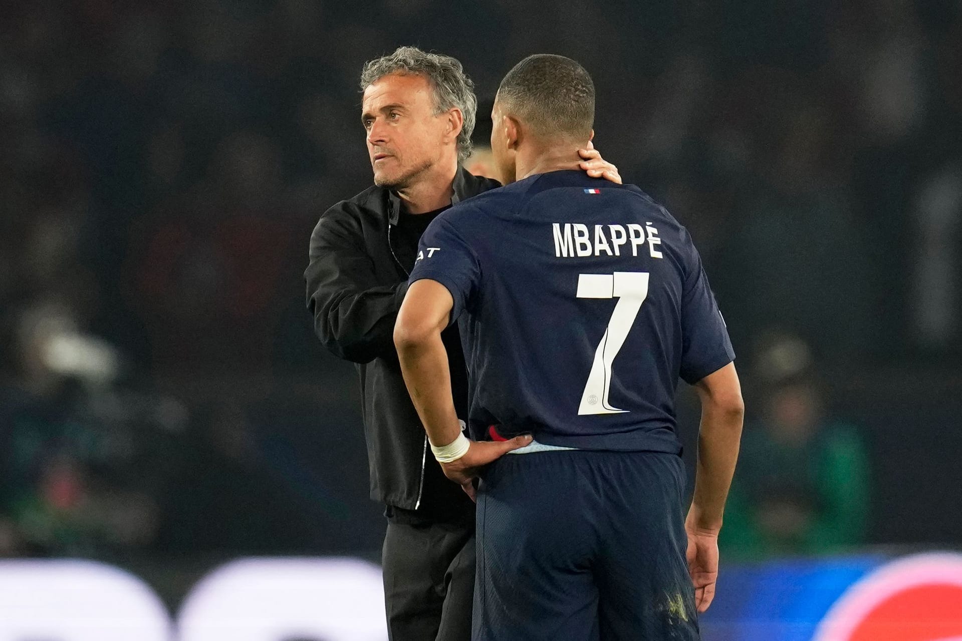 Enrique und Mbappe