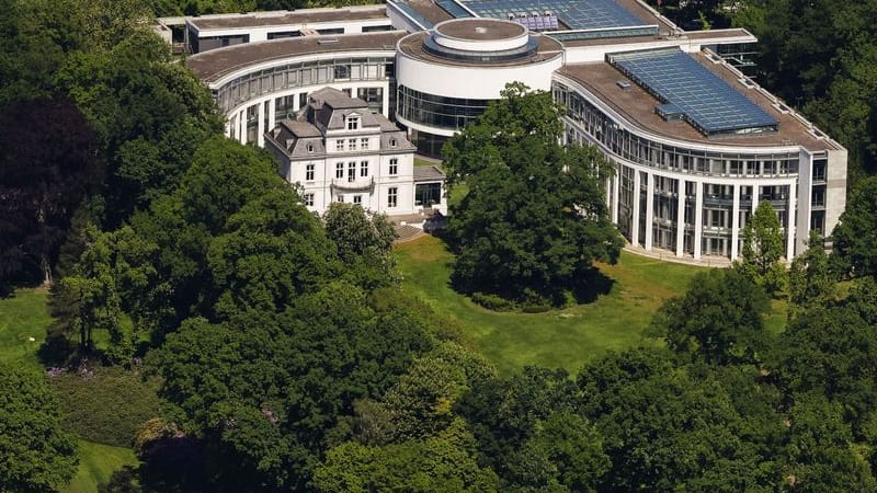 Blick auf den Internationalen Seegerichtshof in Hamburg: Von Menschen verursachte Treibhausgase stellen eine Verschmutzung der Meere dar.