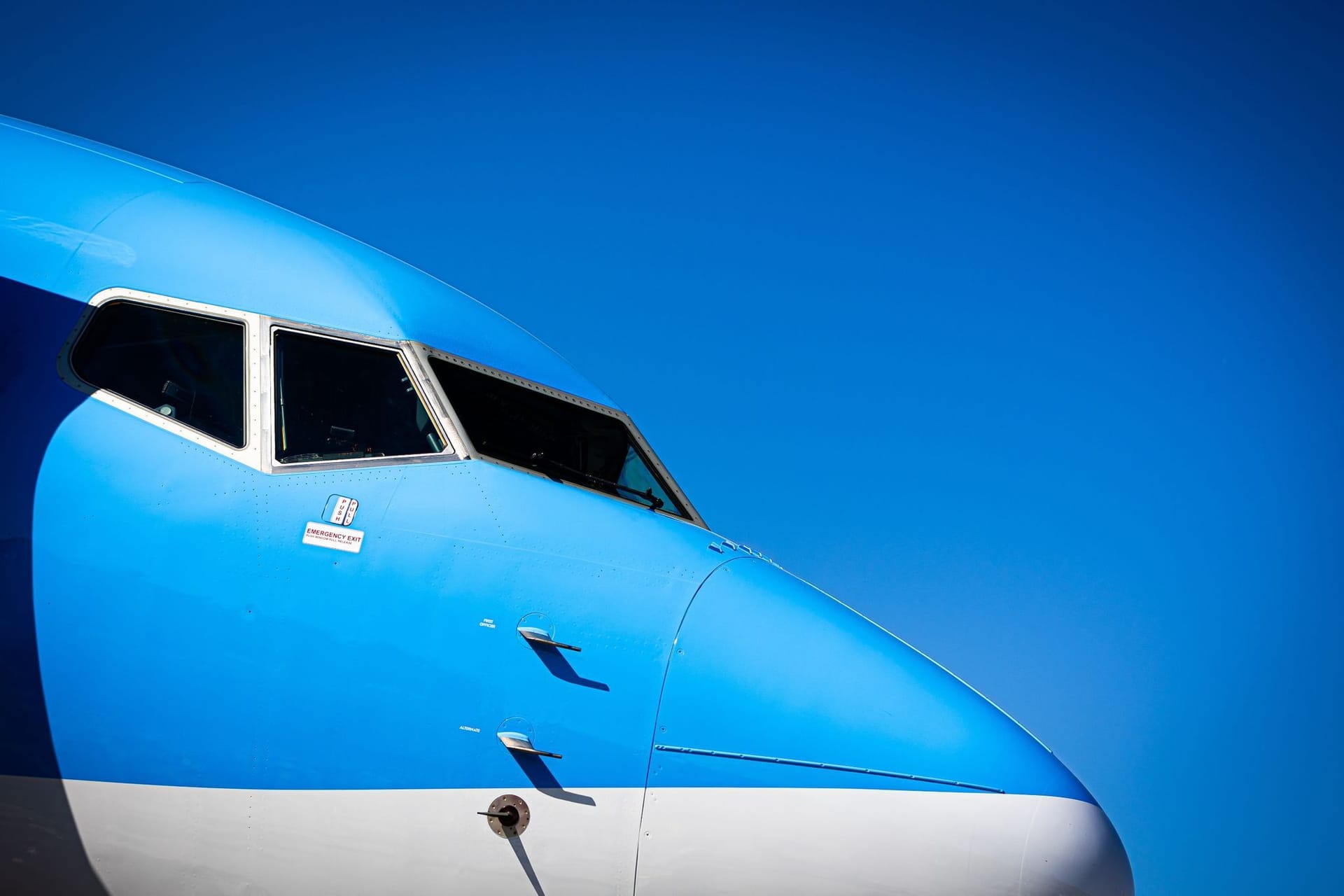 Nase einer Boeing 737-8 Nase einer Boeing 737-8