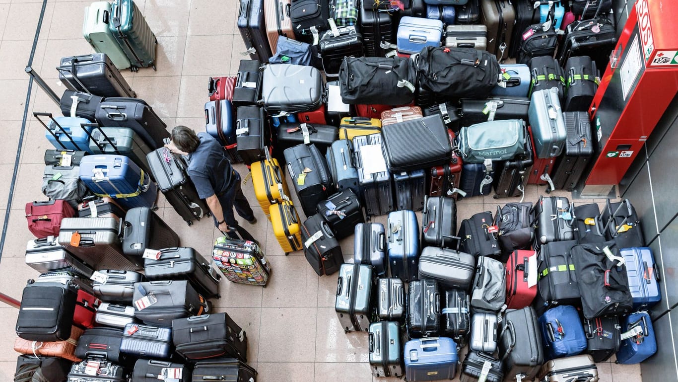 Gepäckanlage am Flughafen Hamburg ausgefallen