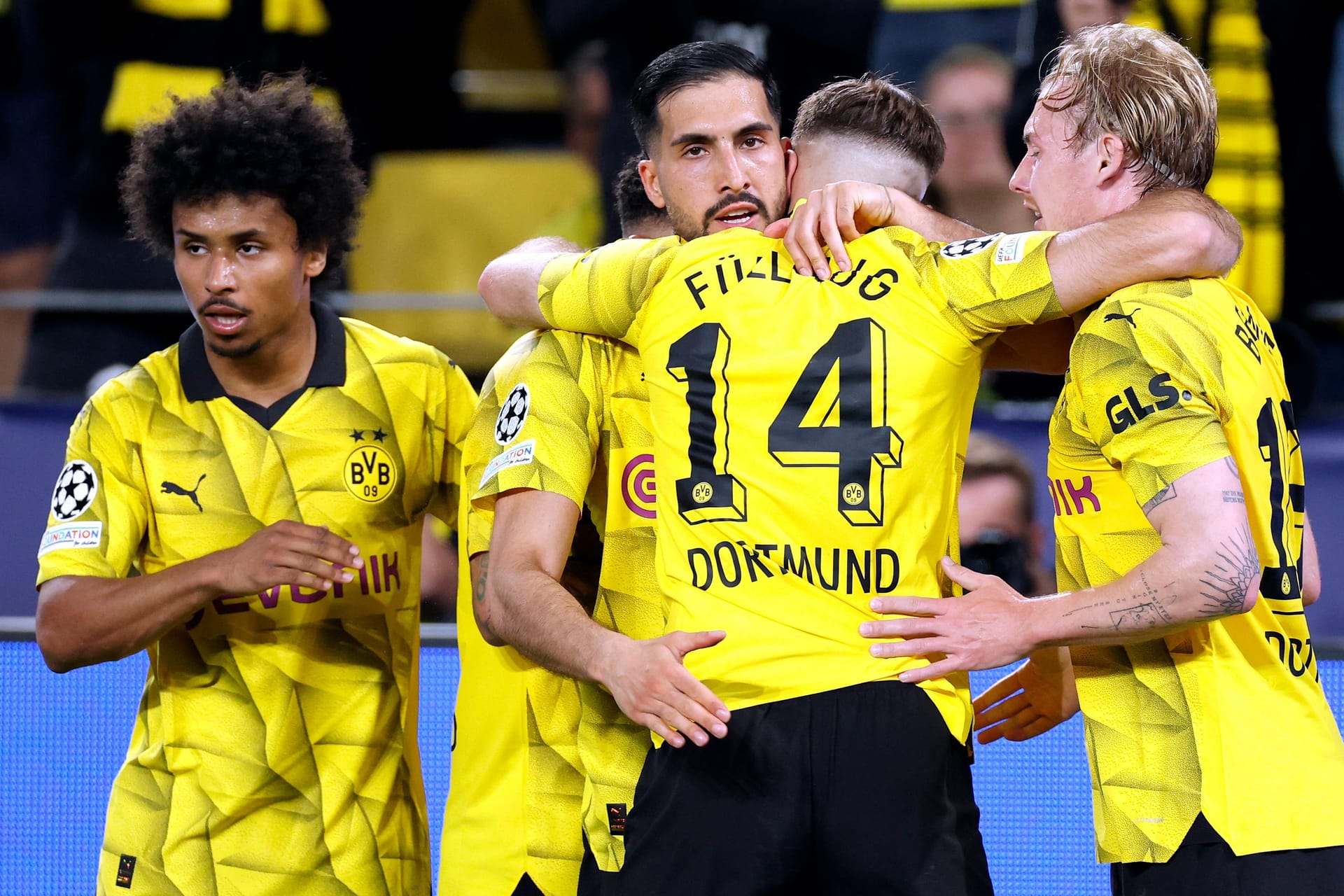 Der BVB: Das Team bezwang Paris im Hinspiel mit 1:0.