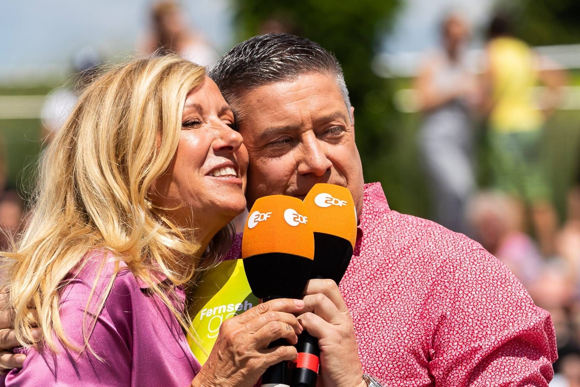 Andrea Kiewel und Joachim Llambi: Am 26. Mai 2024 führten sie gemeinsam durch den "ZDF-Fernsehgarten".