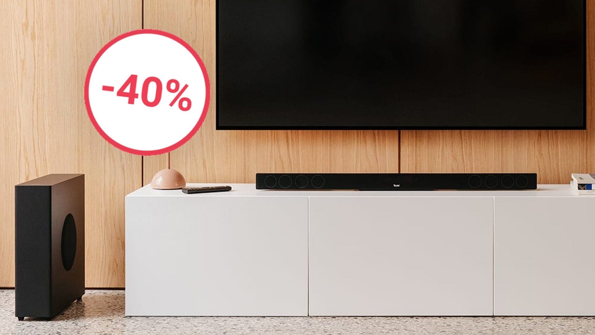 Testsieger-Soundbar zum Rekordpreis: Das Set mit Subwoofer von Teufel war noch nie günstiger als jetzt.