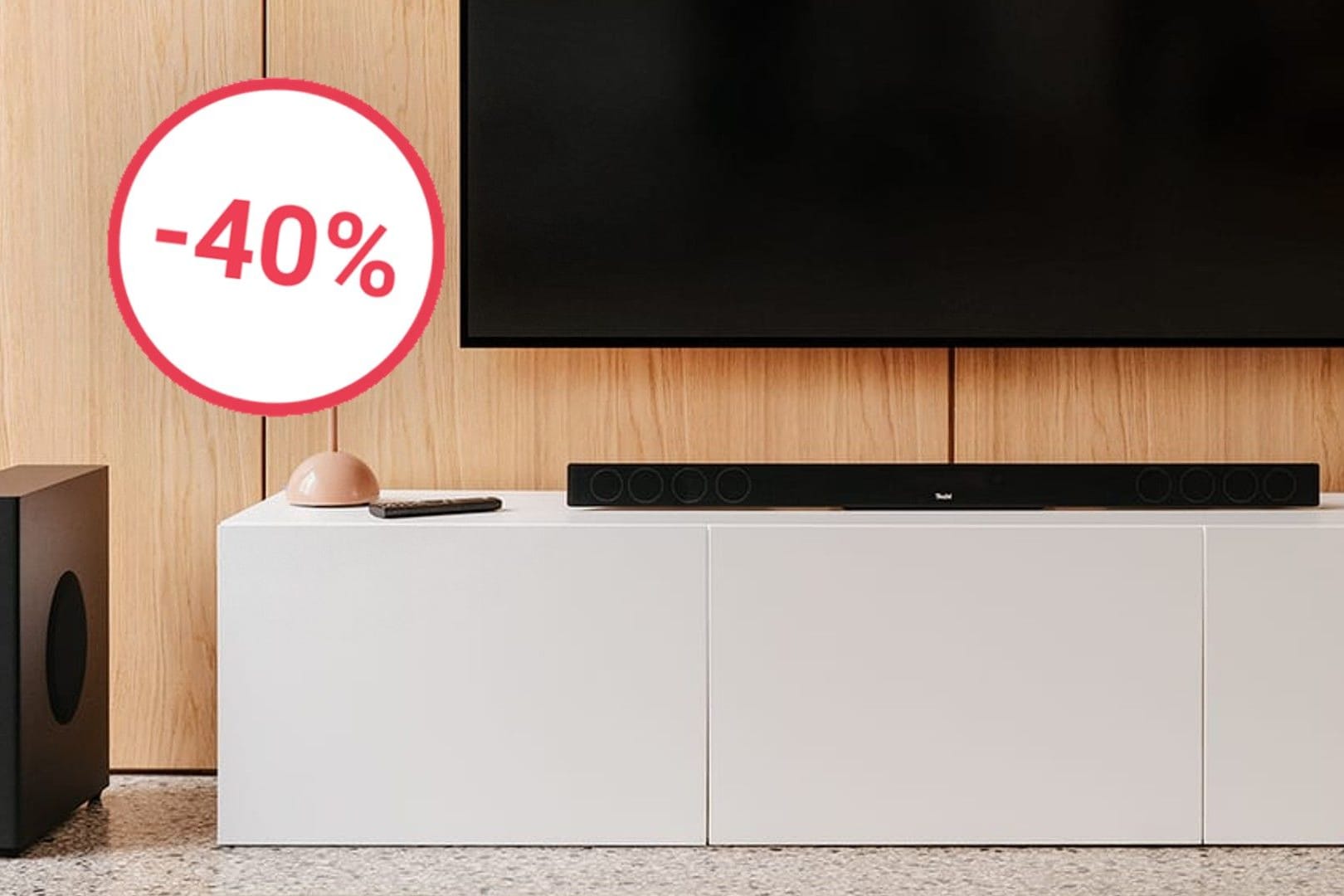 Testsieger-Soundbar zum Rekordpreis: Das Set mit Subwoofer von Teufel war noch nie günstiger als jetzt.