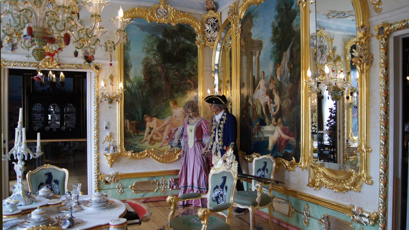 Das Diana-Sanssouci-Zimmer ist besonders prachtvoll.